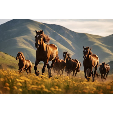 Realistic Horse Canvas